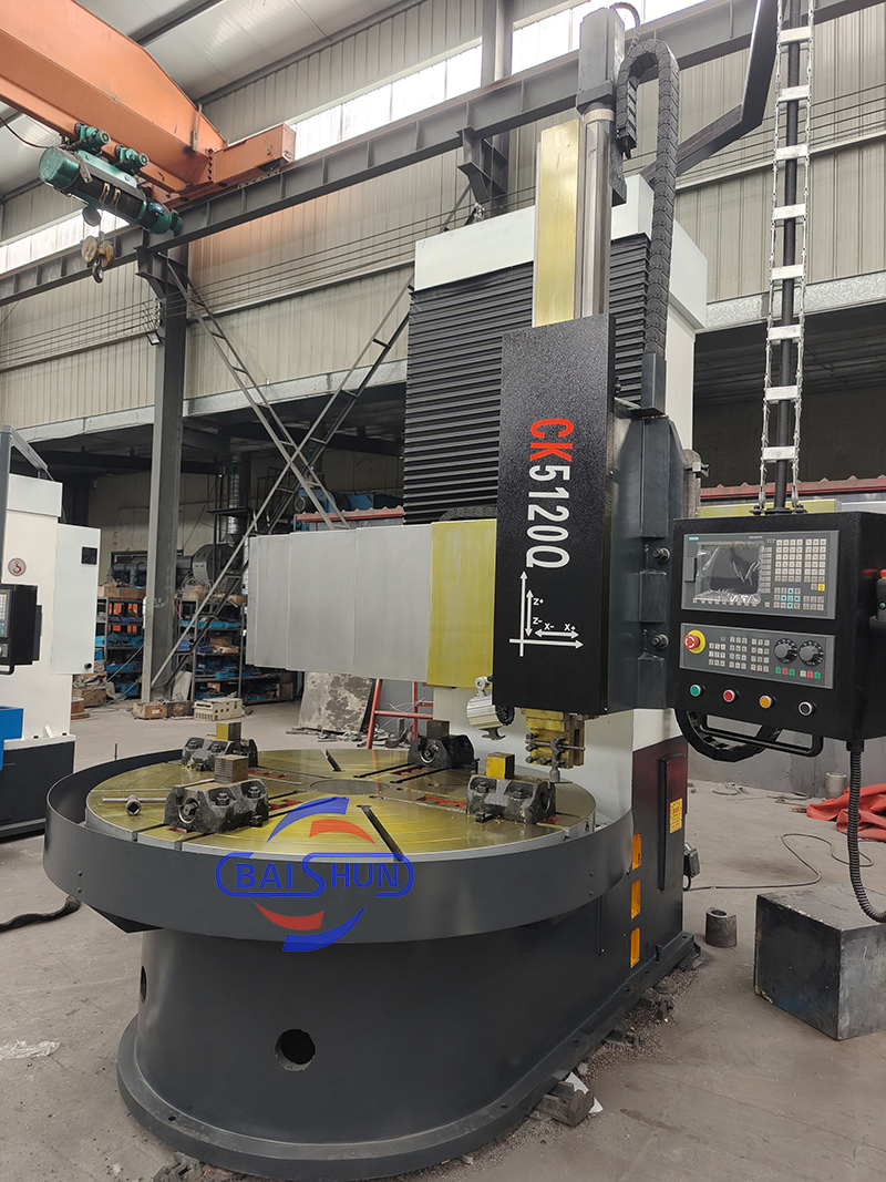 CK5120 CNC Vertical Lathe machine send to Argentinian customers！