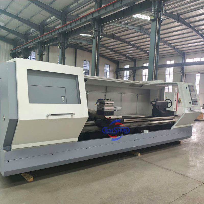 Metal Work CNC Lathe Machine 500mm Swing 1500mm Length