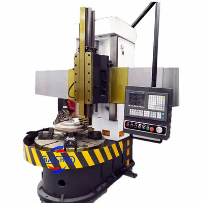 Vtl Cnc Vertical Lathe Machine  With Live Tooling Siemens Controller