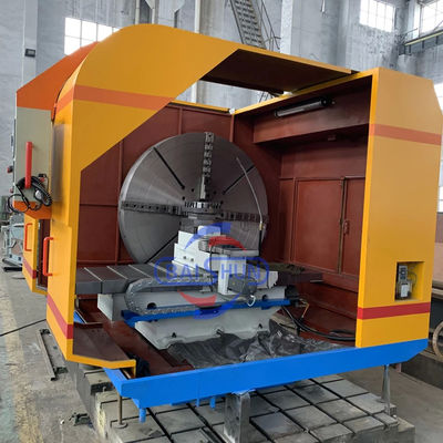 C6030 Flange Face Lathe Machine Horizontal For Turning Aluminum Wheel