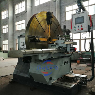 Flange Rubber Ring Facing Lathe Machine Auto Floor Type Turning