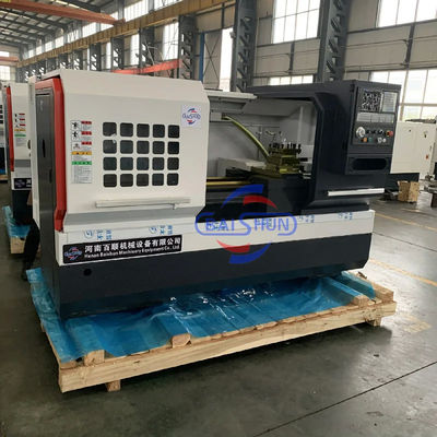 Cnc Wheel Lathe Machine Heavy Duty Automatic Torno Flat Bed