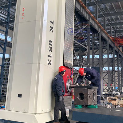 High Speed Big Travel Boring Machine With Angle Milling Head For Heavy Duty