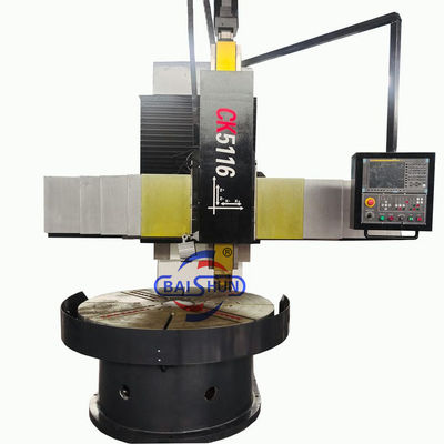 Vertical Lathe Bearing Capable 5T Heavy Duty CNC CK5116 Metal Lathe