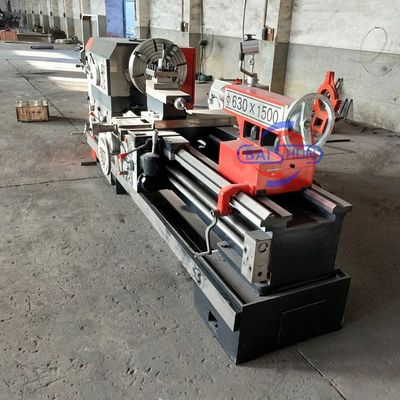 Horizontal Manual Conventional Lathe Machine Horizontal Rigid Metal Cutting Machine