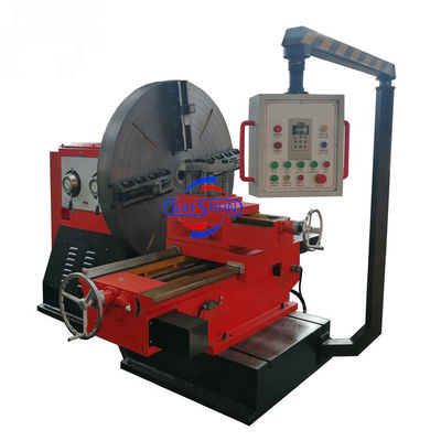 Horizontal Manual Lathe Easily Operation Big Facing Lathe For Tyre Mold