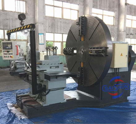 Economic Flange Rubber Ring Facing Lathe Auto Floor Type Lathe Turning Machine