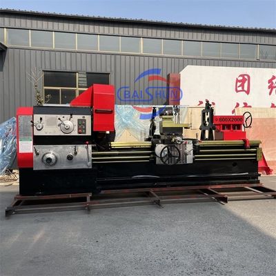 Horizontal Lathe Metal Machine High Precision Swing Heavy Load Metal Lathe