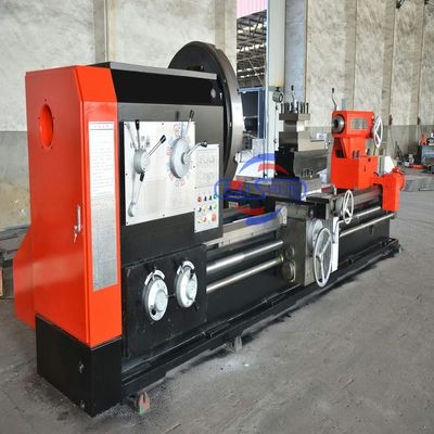 High Speed Machining Wheel Metal Bar Horizontal Flat Bed Ordinary Lathe