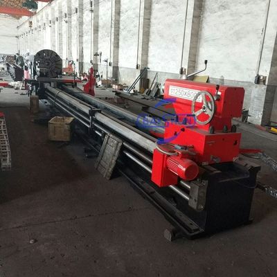 Manual Horizontal Turret Lathe Tool Flat Bed Metal Machine Lathe