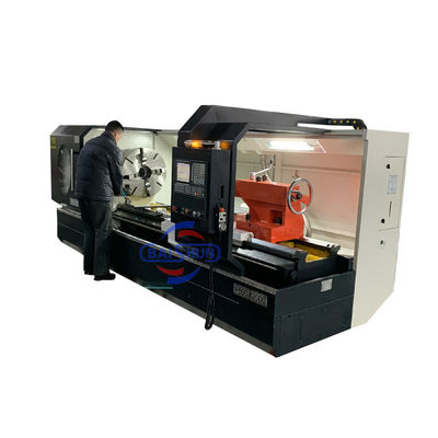 Heavy Cutting Flat Bed Lathe Horizontal Metal Cnc Lathe Machine