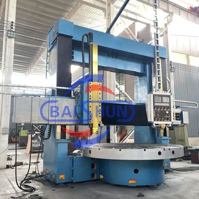 Heavy Load Capacity CNC Vertical Lathe Machine Heavy Duty Metal Cutting For Turning Workpieces Up To 32 Tons
