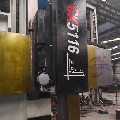 Big Travel Cnc Single Columns Vertical Turret Lathe Machine