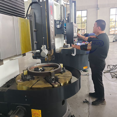 Single Column Vertical Lathe With C-Axis For Drilling Milling Cnc Lathe Machine
