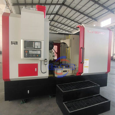 Four Axis High Speed Automatic CNC Gear Hobbing Machine With Full Cover