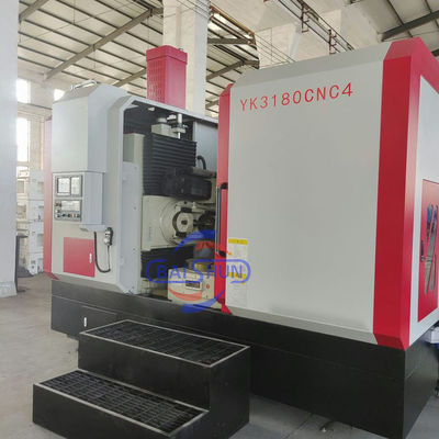 YK3180G 10 Module CNC Vertical Gear Hobbing Machine For Metal Gear Cutting