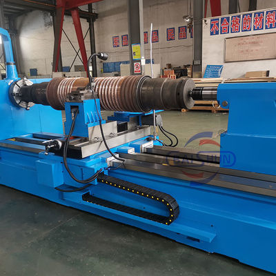 Steel Roller Cnc Roller Turning And Notching Machine Ribble Making Machine