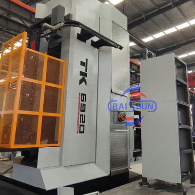 Large 5 Axis Horizontal Cnc Boring And Milling Machine With Angle Head Milling