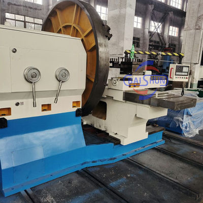 Floor Type Large Facing Lathe For Turning Shipyard Propeller