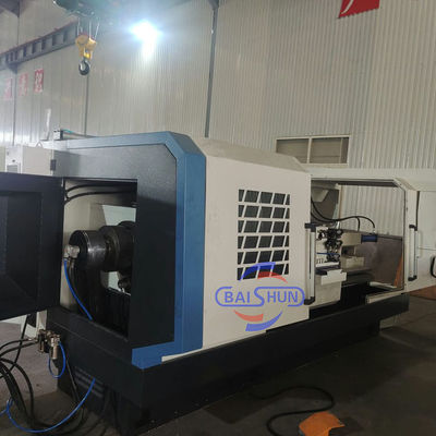QK1325 Smart Automatic Horizontal Flat Bed CNC Double Chuck Pipe Threading Lathe