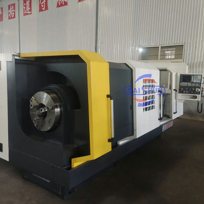Oil Country Large Spindel Bore Flat Bed Automatic Turning Work Siemens CNC Pipe Threading Lathe