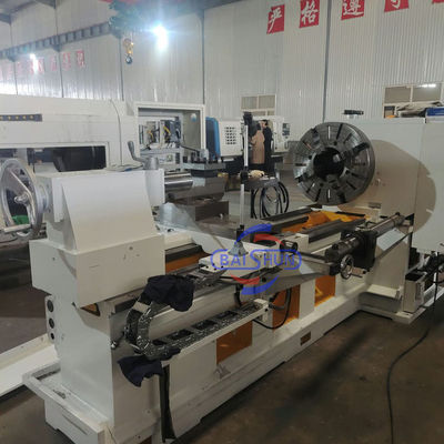 High Rigid Screw Threading Horizontal Pipe Cutting Lathe Big Hole Pipe Threading Lathe