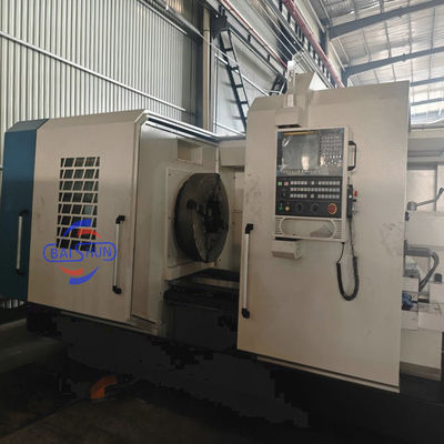 Oil Field Lathe CNC Pipe Threading Lathe Machine Large Spindle Diameter