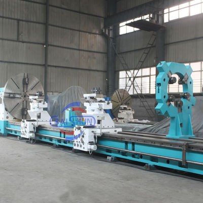 C61250 32T Load Conventional Horizontal Lathe Machine For Heavy Duty Machining Roll Shaft