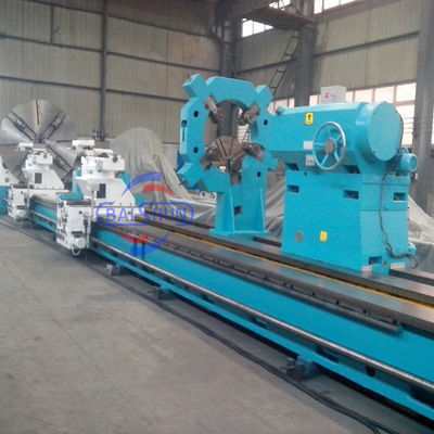 Large Heavy Duty 32T 40T 50T 75T Load Horizontal Lathe Machine For Repair Work