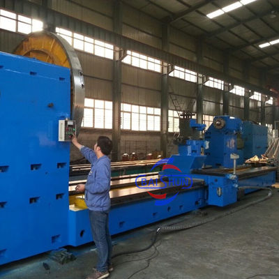 Industrial 40Ton 75Ton Load Heavy Duty Large Diameter Horizontal Lathe Machine Turning