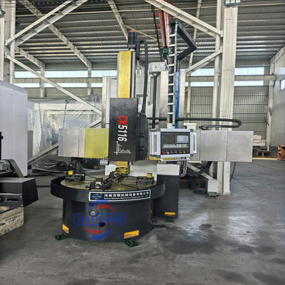 CK5116 Vertical Lathe Machine 1600mm Turning Diameter 3.2T Capacity