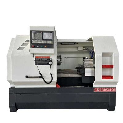 Horizontal CNC Lathe Machine 500mm Swing 1500 RPM Flat Bed