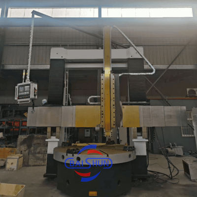 Large Diameter Double Column CNC Vertical Lathe Machine with Max. Turning Diameter 2500mm and Positioning Accuracy ±0.003
