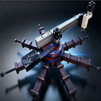 Heavy Duty 8-Jaw Portable Flange Lathe For Large Diameter On-Site Repair
