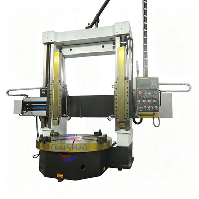 CNC Dual Column Machine Tool Cylinder Turning Vertical Lathe With Cover