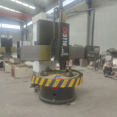 CNC Vertical Lathe Economic Price Square Ram Tool Post Feed Turning