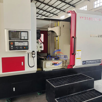Tooth Hobbing Machine Metal Vertical Straight Teeth Helical Teeth Maker Cnc YK31200 Gear ...